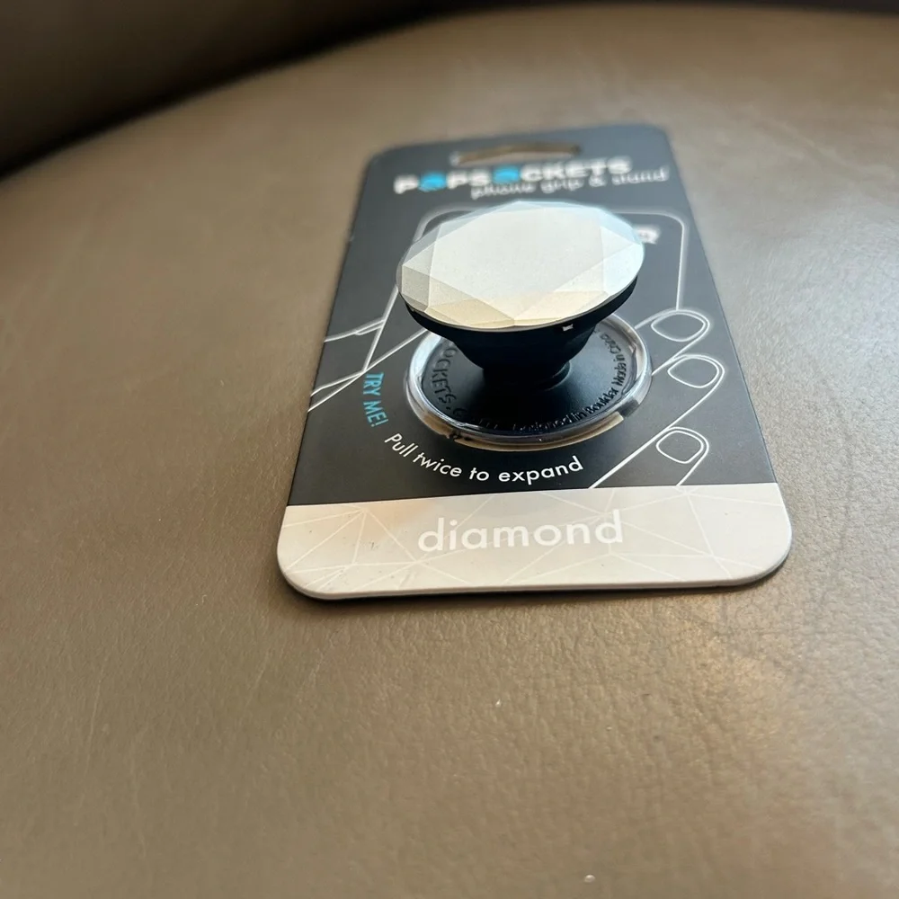 PopSocket Diamond Gray Phone Grip & Stand